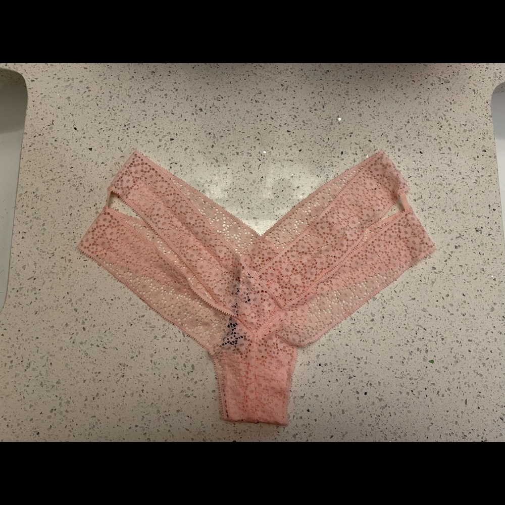 Pink lace VS undies